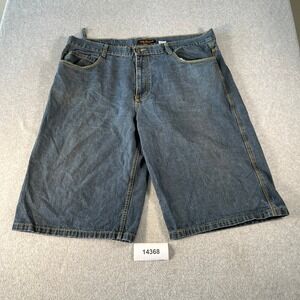 Old Skool Urban Wear Jean Shorts Mens 44 Blue Denim Cotton Low Waist Regular Fit